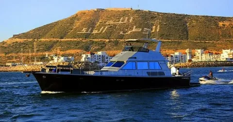 Boat trip in agadir with akchaf